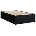vidaXL Posteľ boxspring s matracom Čierna 120 x 200 cm Látka