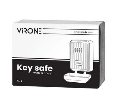 Lockbox bezpečnostná schránka na kľúče VIRONE KL-2, mechanický zámok Lockbox bezpečnostní schránka na klíče VIRONE KL-2, mechanický zámek