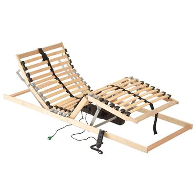 vidaXL Lamelový rošt Hnedá 70 x 190 cm Masívne bukové drevo