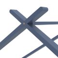 vidaXL Rám detskej postele sivý 90x200 cm borovicový masív