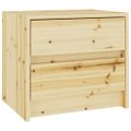 vidaXL Nočný stolík 40x30,5x35,5 cm jedľový masív