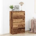 VidaXL Príborník Old Wood 60x35x98,5 cm Engineered Wood
