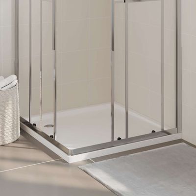 vidaXL Štvorcová sprchová vanička z ABS 90x90 cm