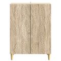 vidaXL Servírovacia skriňa Dub sonoma 66 x 34,5 x 90 cm