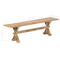 vidaXL Lavička do chodby 160x35x45 cm masívne mangovníkové drevo
