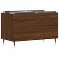 vidaXL Skrinka na platne hnedý dub 74,5x38x48 cm kompozitné drevo