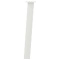 vidaXL Nohy konzolového stolíka 4 ks biele 72 cm oceľové