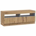 vidaXL 5-dielny LED TV kabinet Dub artisan Kompozitné drevo