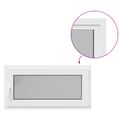 vidaXL Otočné a sklopné okno do suterénu RISOR 100 x 50 cm PVC a sklo