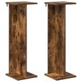 vidaXL Stojan na rastliny 2 ks Dymový dub 25 x 25,5 x 80,5 cm
