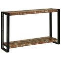 vidaXL Konzolový stôl 120 x 33 x 75 cm Masívne obnovené drevo