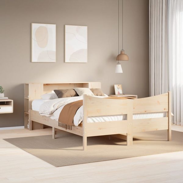 vidaXL Posteľ bez matraca 150x200 cm masívna borovica