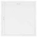 vidaXL 3D fotorámiky 3 ks biele 23x23 cm na 13x13 cm obrázok