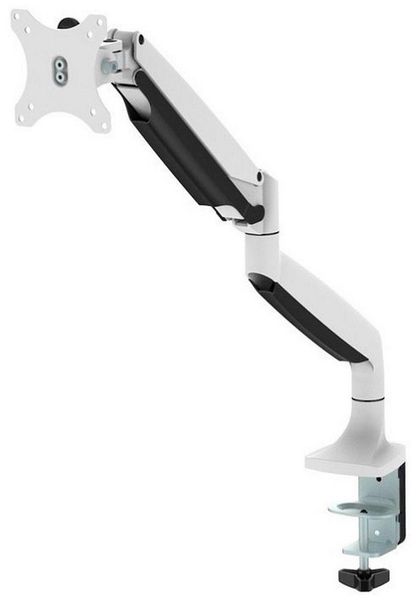 Neomounts Select  NM-D750WHITE / Flat Screen Desk mount (10-32") desk clamp/grommet / White Držák, VESA, stolní, pro plochý monitor, úhloprícka 10"-32", náklon 180°, otácení 360°, rotace 180°, nosnost 9kg, bílý
