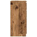 vidaXL Komoda so zásuvkami, staré drevo 37,5x35x99cm, kompozitné drevo