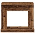 vidaXL Obloženie krbu staré drevo 100x30x87,5 cm kompozitné drevo