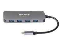 Rozbočovač - 4 x SuperSpeed USB 3.0 + 1 x USB-C (napájanie) - desktop