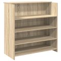 vidaXL Recepčný pult, dub sonoma, 100x50x103,5 cm, imitácia dreva