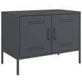 vidaXL TV skrinky 2 ks antracitové 68x39x50,5 cm oceľ