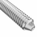 vidaXL Nábytkové skrutky 2 ks Strieborná M6 x 120 mm Oceľ