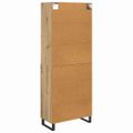 vidaXL Highboard 2 ks Remeselný dub 69,5 x 34 x 180 cm
