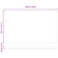 vidaXL Sklopná markíza Zelená a žltá 500 x 300 x 165 cm Textil a kov