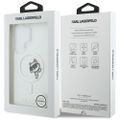 Puzdro Karl Lagerfeld IML Peekaboo Choupette MagSafe pre Samsung Galaxy S26 Ultra priehľadné