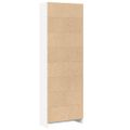 vidaXL Knižnica biela 60x24x176 cm, syntetické drevo