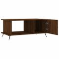 vidaXL Konferenčný stolík hnedý dub 90x50x40 cm kompozitné drevo