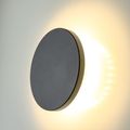 Modee LED čierna okrúhla nástenná lampa 12W 1345lm neutrálna biela (ML-LWL0015)