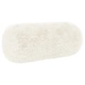 vidaXL Poťah na podložku 2 pcs HEERLEN Biela Ø 15 x 40 cm PV fleece