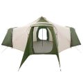 vidaXL Tipi stan 8-miestny Zelená taft
