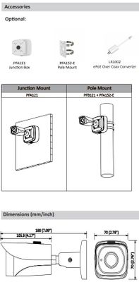 Dahua IP kamera IPC-HFW4231EP-SE-0360B