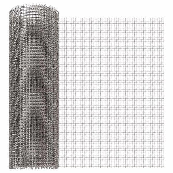 vidaXL Sieťová obrazovka 40 x 500 cm 3 Mesh Nerezová oceľ 201