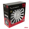 Poklice Luxury 13” strieborná sada 4ks COLOR BOX
