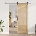vidaXL Posuvné dvere ORKDAL 83 x 232 cm Borovicový masív