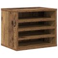 vidaXL Organizér na pult Staré drevo 36 x 26 x 29,5 cm