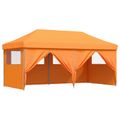vidaXL Párty stan 292 x 580 x 315 cm Oranžová Oxfordská látka