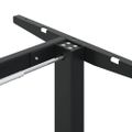 vidaXL Rám stola na státie čierny (94-135)x60x(70-114) cm oceľ