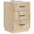 vidaXL Nočný stolík Dub sonoma 43 x 41 x 63,5 cm Kompozitné drevo
