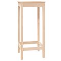 vidaXL Barový stolík 50x50x110 cm borovicový masív