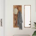 vidaXL Vešiak na stenu Nástenná montáž Staré drevo 30 x 1,5 x 80 cm