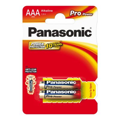 Batéria AAA(R03) alkalická PANASONIC Pro Power 2ks / blister