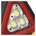 LED výstražný trojuholník EMOS P4010, nabíjací, COB LED + červená LED
