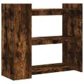 vidaXL Konzolový stolík dymový dub 100x35x90 cm kompozitné drevo