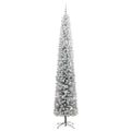vidaXL Umelý vianočný stromček Zelená 270 cm PVC, oceľ a plast
