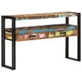 vidaXL Konzolový stôl 120 x 33 x 75 cm Masívne obnovené drevo
