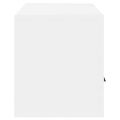 vidaXL TV skrinka biela 100x35x40 cm spracované drevo