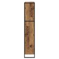 vidaXL Knižnica 80 x 30 x 155 cm Kompozitné drevo Staré drevo