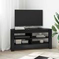 vidaXL RohováTVskriňa 102 x 40,5 x 45 cm Čierna Kompozitné drevo
